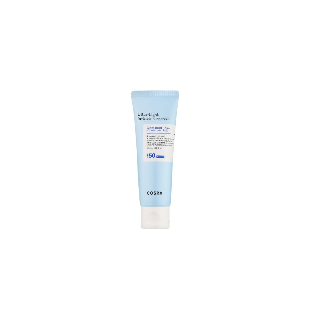 Cosrx Ultra Light Invisible Sunscreen Spf50 PA++++ 50ml קוסרקס קרם הגנה שקוף-GLAM42