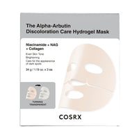 COSRX The Alpha-Arbutin Hydrogel Mask קוסארקס 3 מסיכות הידרוג'ל עם אלפא ארבוטין