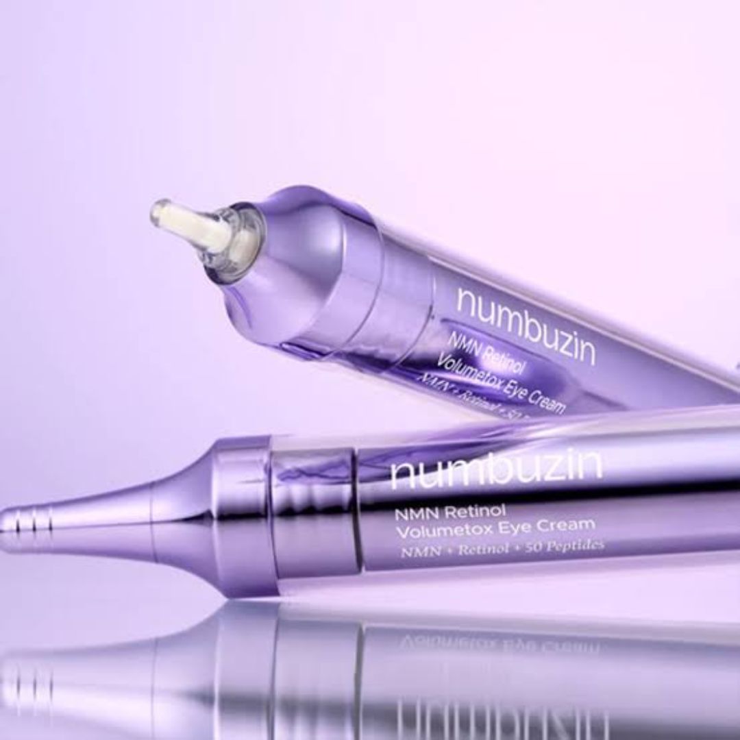 Numbuzin No.9 NAD+ Retinol Volumetox Eye Cream 25ML קרם עיניים עם רטינול ופפטידים למיצוק והחלקת קמטים