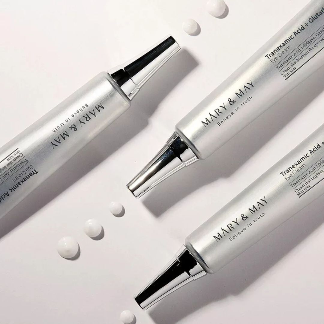 MARY&MAY Tranexamic Acid + Glutathione Eye Cream 30GR קרם עיניים עם חומצה טרנקסמית וגלוטתיון