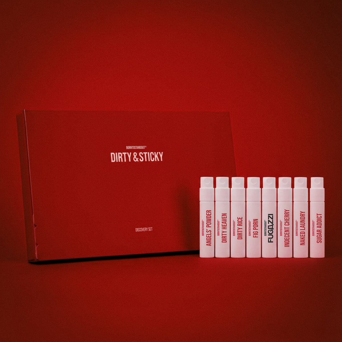 BORNTOSTANDOUT® Dirty & Sticky Discovery Set (2mi*8) בורן טו סטנד אאוט דיסקאסרי סט אדפ
