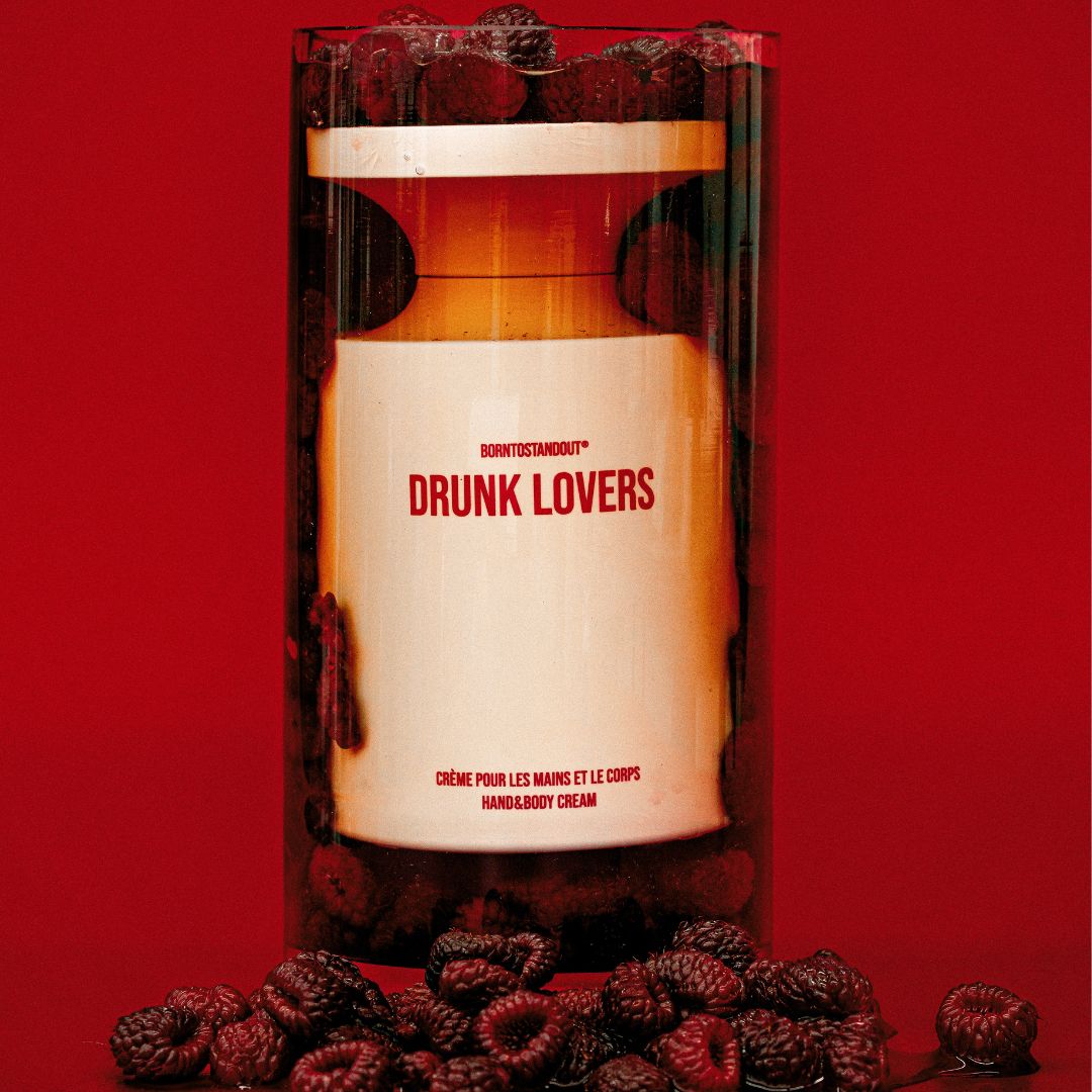 BORNTOSTANDOUT® Drunk Lovers Hand & Body Cream 350ml בורן טו סטנד אאוט קרם ידיים וגוף