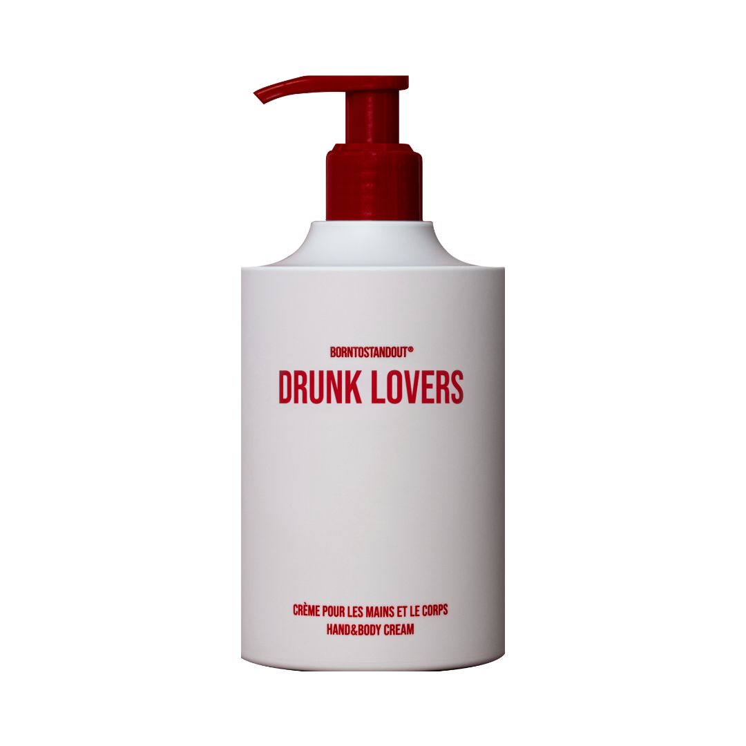 BORNTOSTANDOUT® Drunk Lovers Hand & Body Cream 350ml בורן טו סטנד אאוט קרם ידיים וגוף