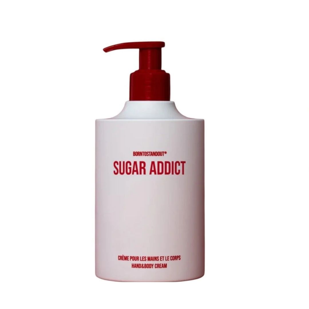 BORNTOSTANDOUT® Sugar Addict Hand & Body Cream 350ml בורן טו סטנד אאוט קרם ידיים וגוף