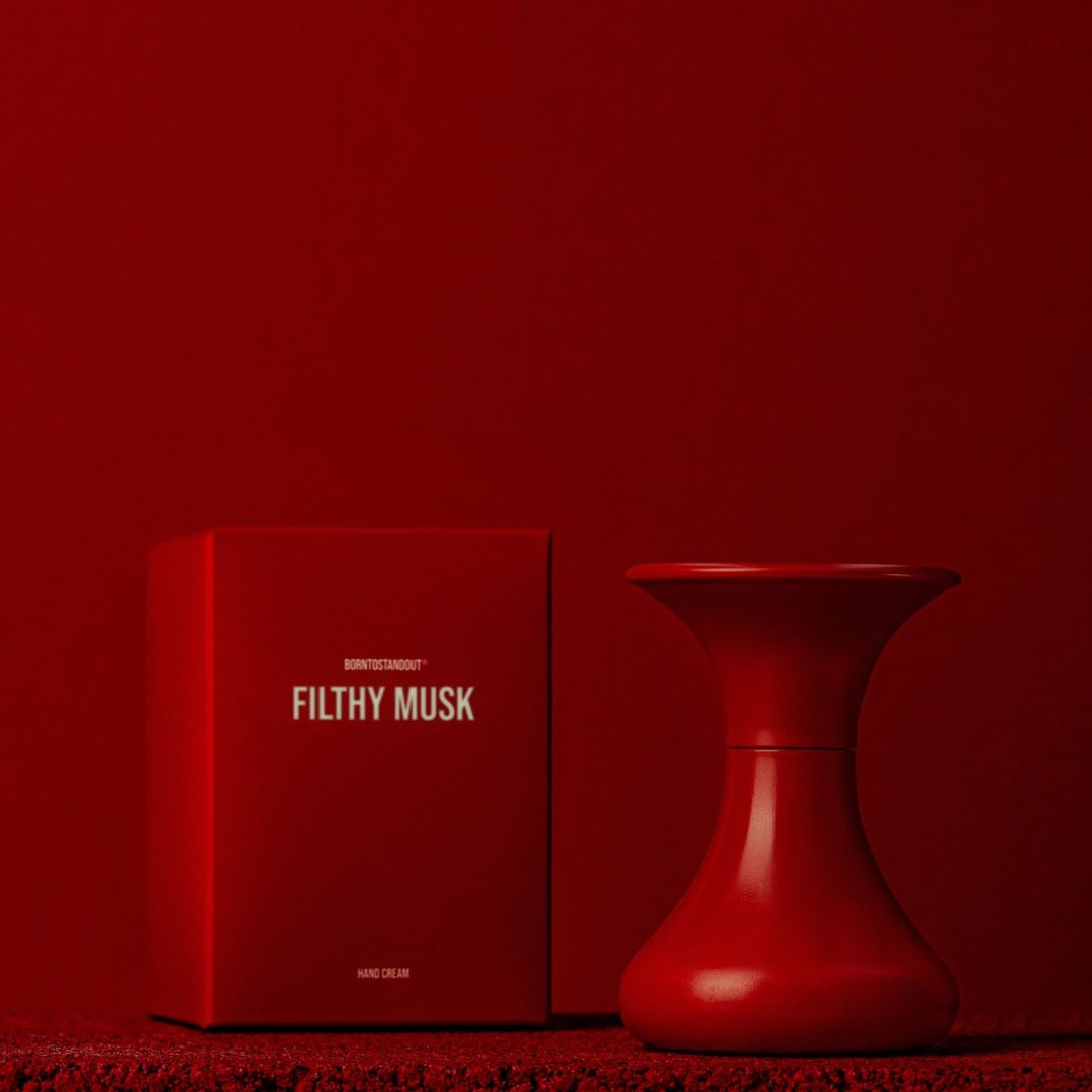 BORNTOSTANDOUT® Filthy Musk Hand Cream 40ml בורן טו סטנד אאוט קרם ידיים