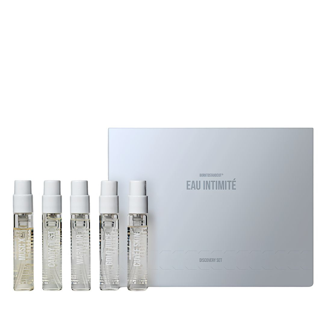 BORNTOSTANDOUT® Eau Intimite Discovery Set (2ML*5) בורן טו סטנד אאוט או אינטימיטה סט
