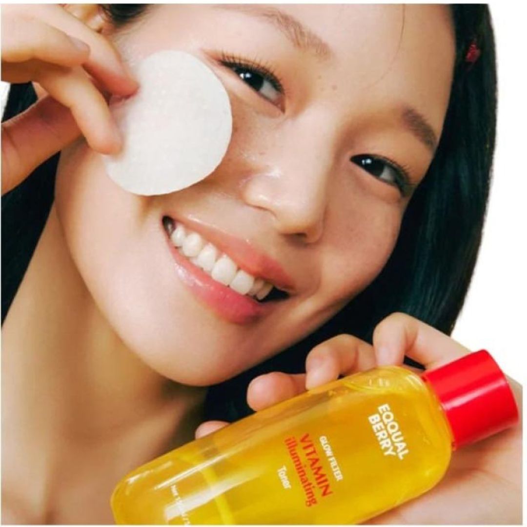 Eqqualberry Vitamin Illuminating Toner 150ML טונר ויטמינים להארת העור