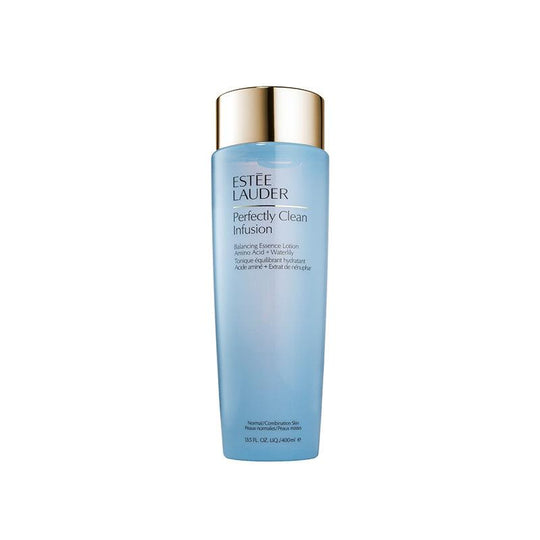 Estee Lauder Perfectly Clean Infusion Balancing Essence Lotion Amino Acid + Waterlily אסתי לאודר מי פנים לאיזון העור עם חומצות אמינו ותמצית שושנת מים לעור רגיל/מעורב-GLAM42