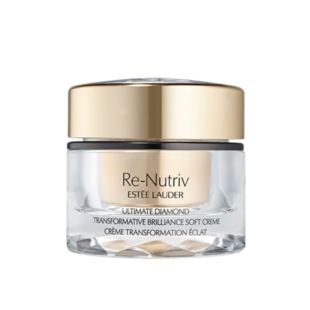 Estee Lauder Re-nutriv Ultimate Diamond Transformative Brilliance Soft Crème אסתי לאודר קרם יוקרתי לעור זוהר-GLAM42