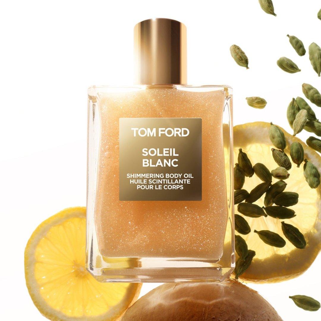 Tom Ford Soleil Blanc Shimmering Body Oil טום פורד סולייל בלאנק שמן גוף מנצנץ - GLAM42