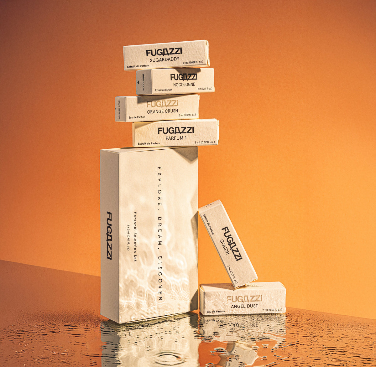 Fugazzi Bestseller Set - 6 x 2ml  פוגאזי סט בשמים דיסקברי מיני