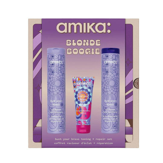 Amika Blonde Boogie מארז סילבר אמיקה לשיער בלונדיני-GLAM42