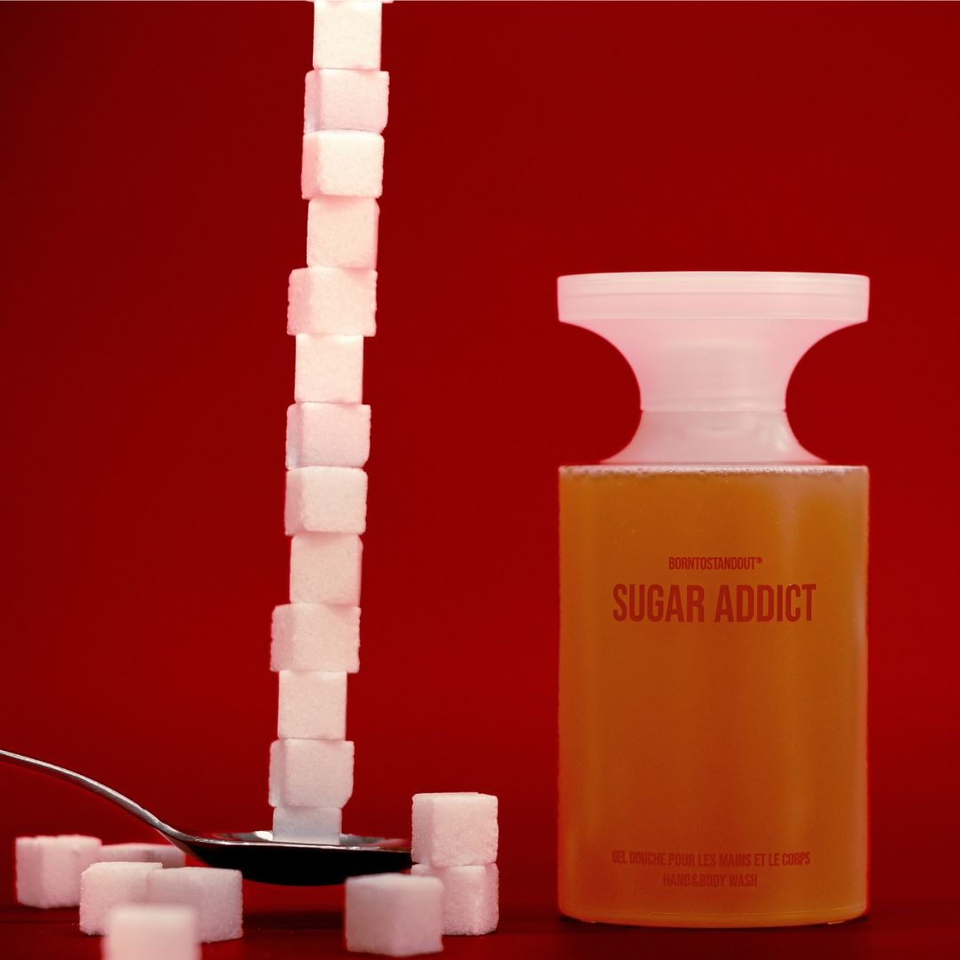 BORNTOSTANDOUT® Sugar Addict Hand & Body Wash 350ml בורן טו סטנד אאוט סבון רחצה לידיים ולגוף