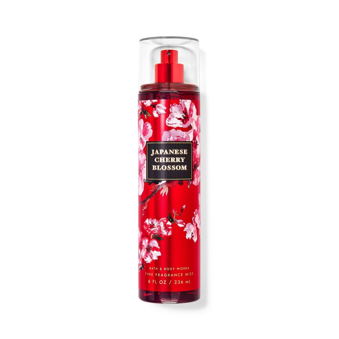 ספריי גוף מבושם לנשים Bath & Body Works Japanese Cherry Blossom – קלאסיקה אלגנטית ופורחת | 236 מ"ל-GLAM42