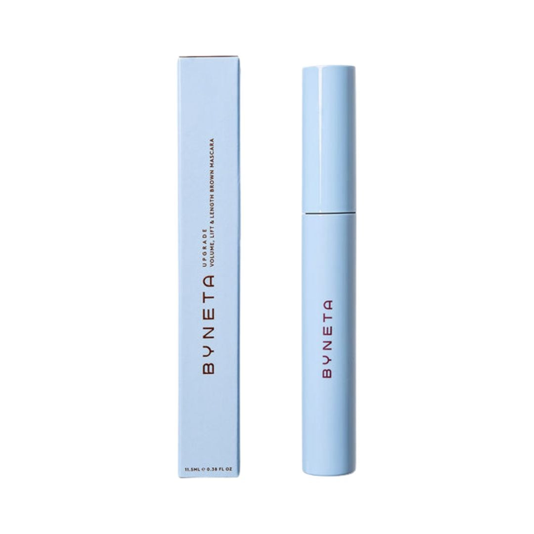 Byneta Upgrade Mascara Brown ביינטע מסקרה חומה לעיבוי הארכה והרמה מידית של הריסים