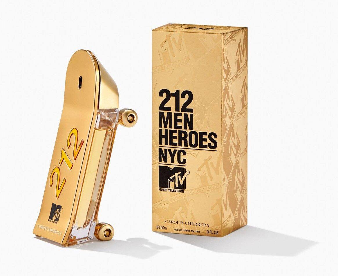 Carolina Herrera 212 Men Heroes NYC MTV Edition בושם לגבר קרולינה הררה במהדורה מוגבלת - GLAM42