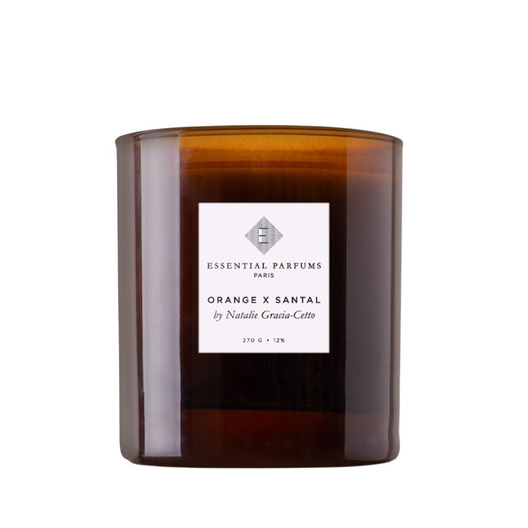 Orange X Santal by Natalie Gracia Cetto Candle 270g אסנשיאל פרפיום נר בניחוח
