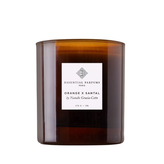 Orange X Santal by Natalie Gracia Cetto Candle 270g אסנשיאל פרפיום נר בניחוח