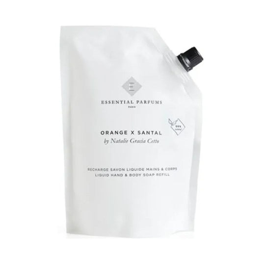 Orange X Santal by Natalie Gracia Cetto Liquid Soap Refill 500ml מילוי סבון גוף וידיים אסנשיאל פרפיום