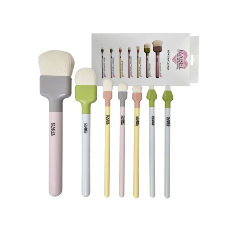 Izabel Makeup Brush Set – סט 7 מברשות איפור מקצועיות איזבל