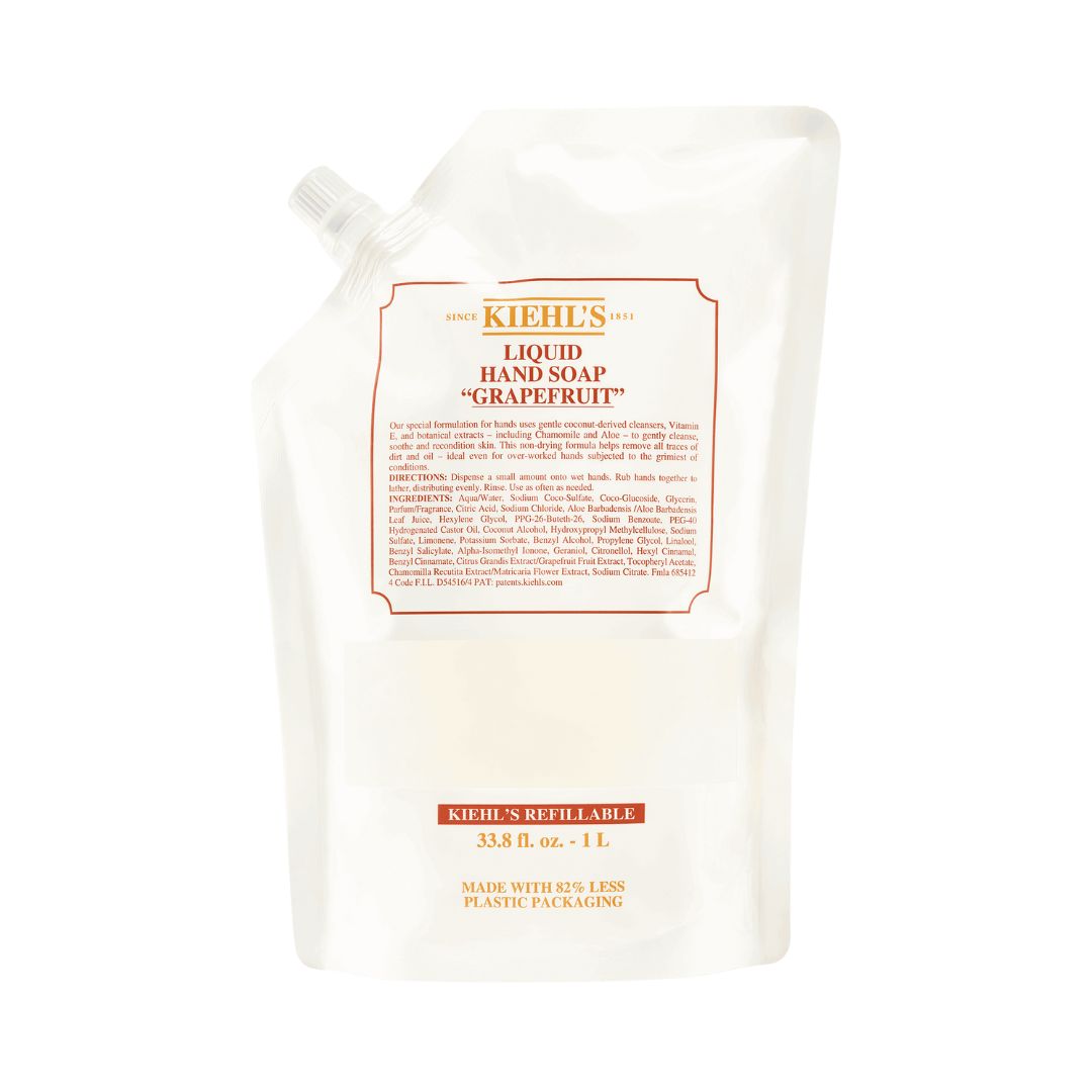 Kiehl's Grapefruit Hand Soap Refill קילס מילוי סבון ידיים אשכולית