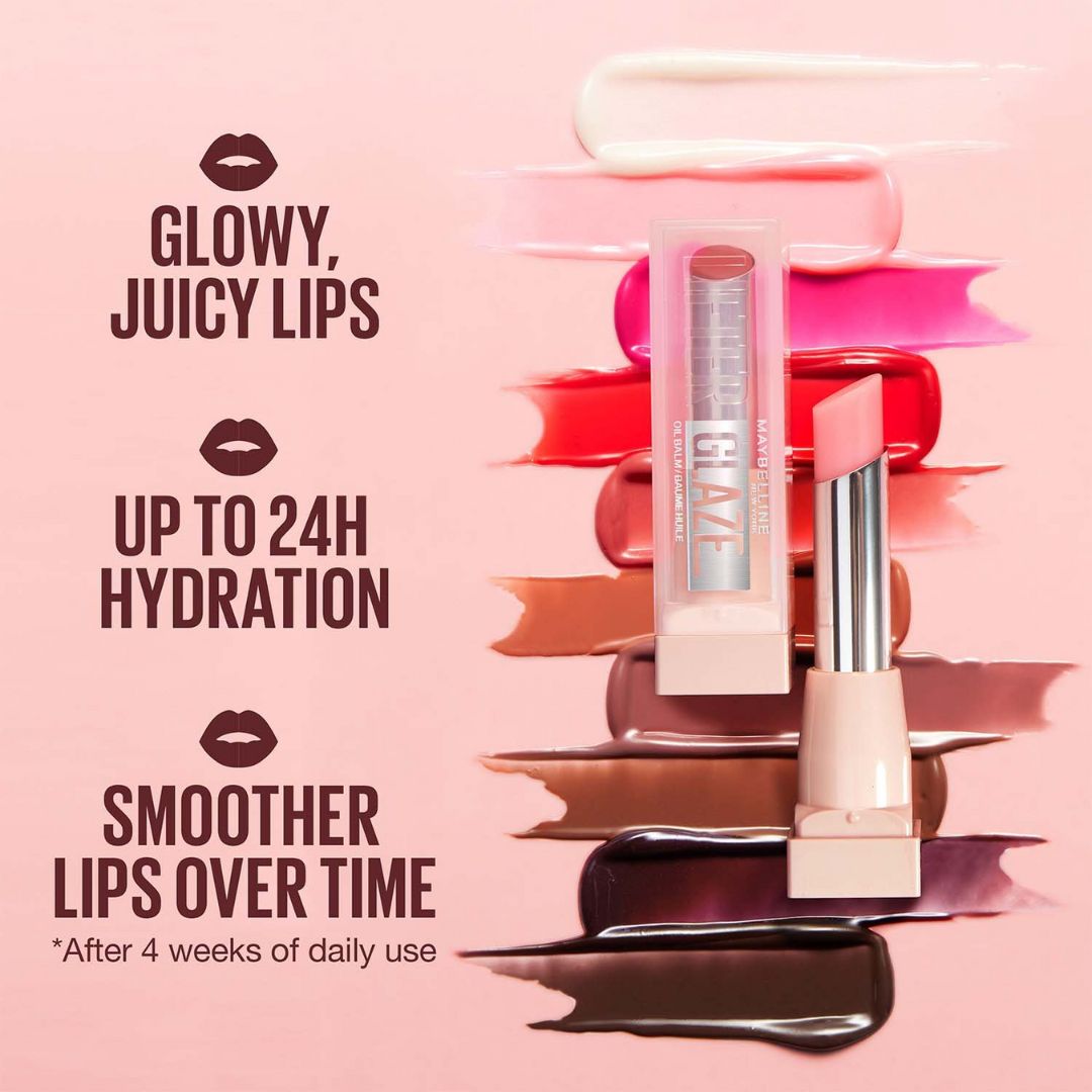 Maybelline Lifter Glaze Lip Balm Oil מייבלין ליפטר גלייז שמן באלם לשפתיים-GLAM42
