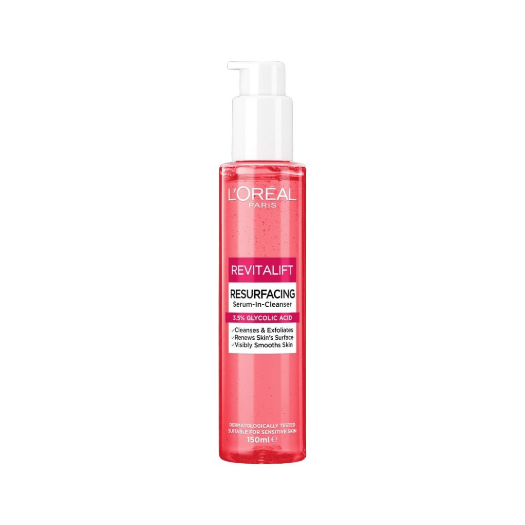 L'Oréal Paris Revitalift Resurfacing Face Cleanser 150ml | רויטליפט תכשיר ניקוי לפנים של לוריאל פריז 150 מ"ל-GLAM42