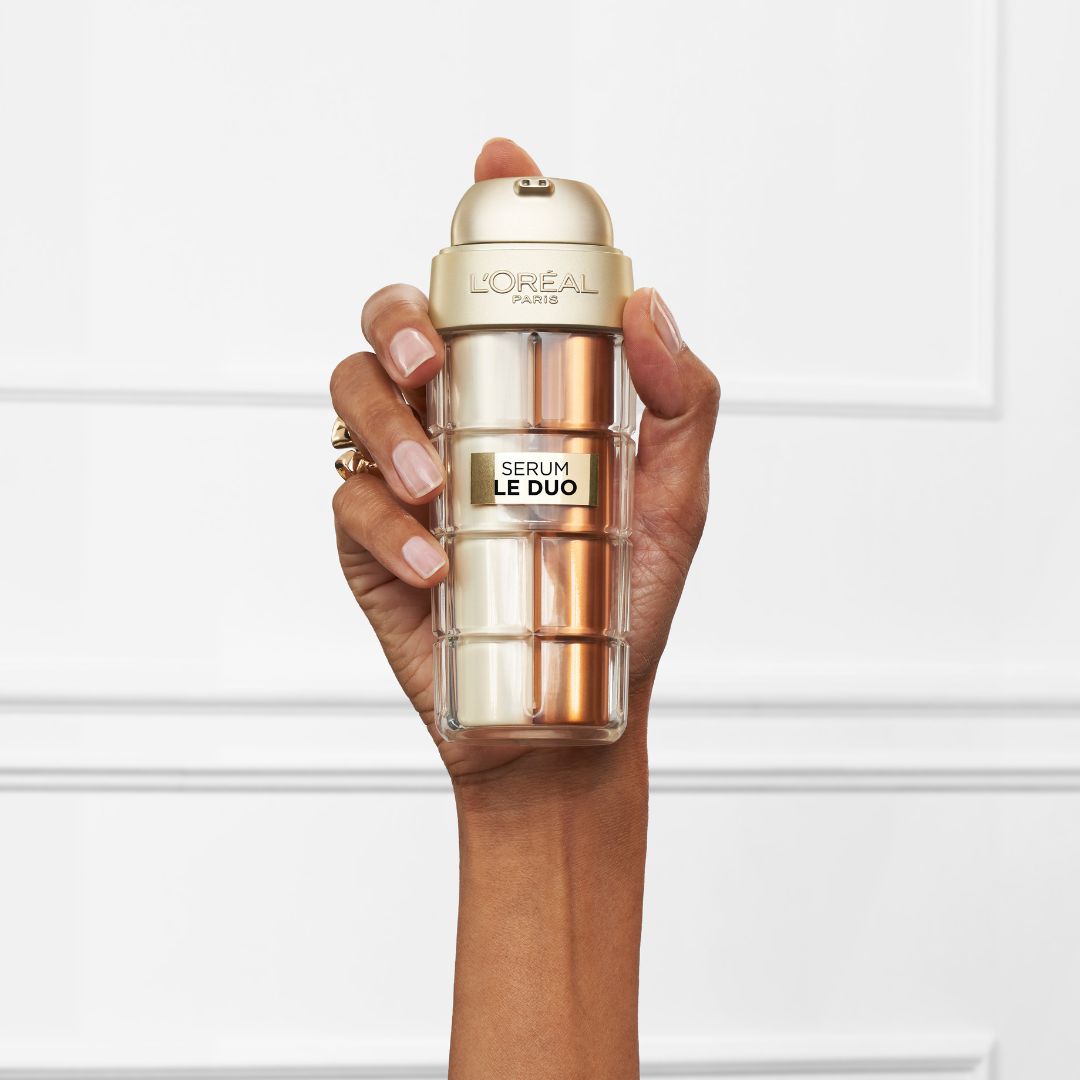 L'Oréal Paris Le Duo 2 in 1 Serum – סרום 2 ב־1 עם קולגן ו־ויטמין C מבית לוריאל פריז