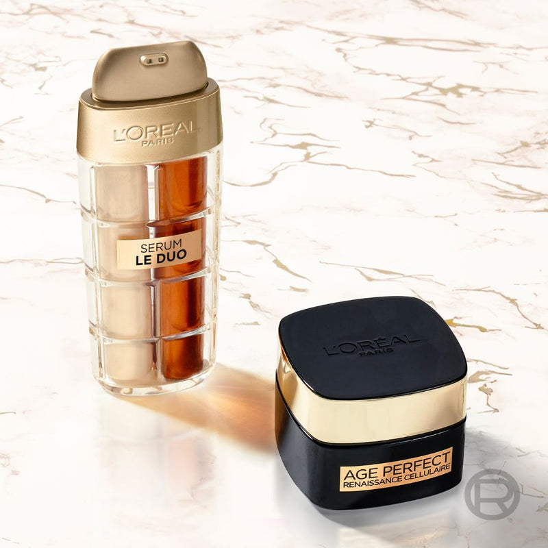 L'Oréal Paris Le Duo 2 in 1 Serum – סרום 2 ב־1 עם קולגן ו־ויטמין C מבית לוריאל פריז
