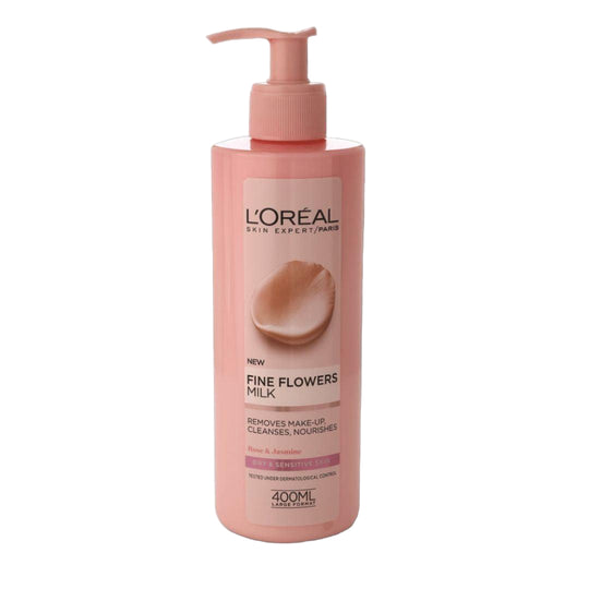 Loreal Paris Rare Flowers לוריאל חלב פנים לעור רגיש-GLAM42