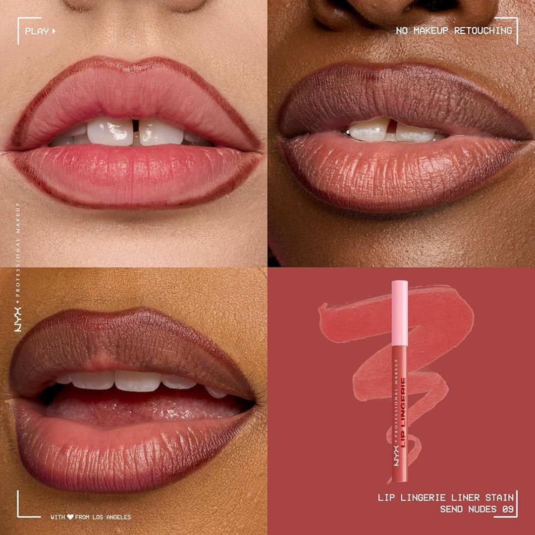 NYX Professional Makeup Lip Lingerie Lip Liner Stain ניקס תוחם טינט לשפתיים עמיד