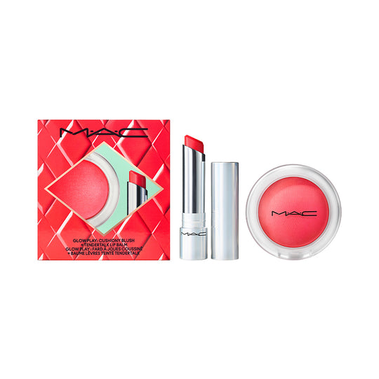 No Work All Glow Play Kit Glow Play- Pink מאק מארז לשפתיים ולחיים בגוון וורוד