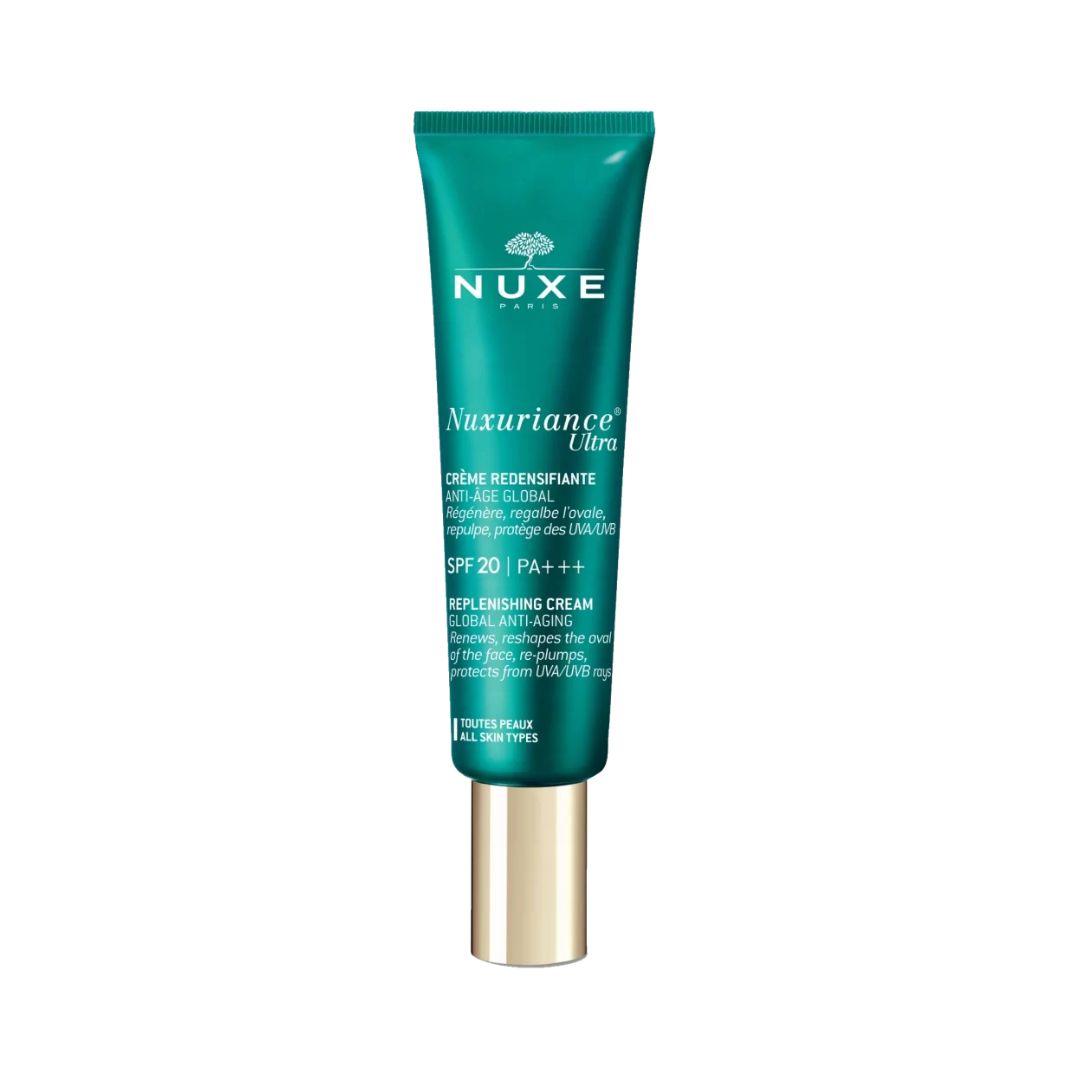 Nuxe Nuxuriance Ultra Global Anti-Aging Replenishing Cream Spf20  50ml  נוקס אולטרה קרם לחות אנטי אייג'ינג עם מקדם הגנה