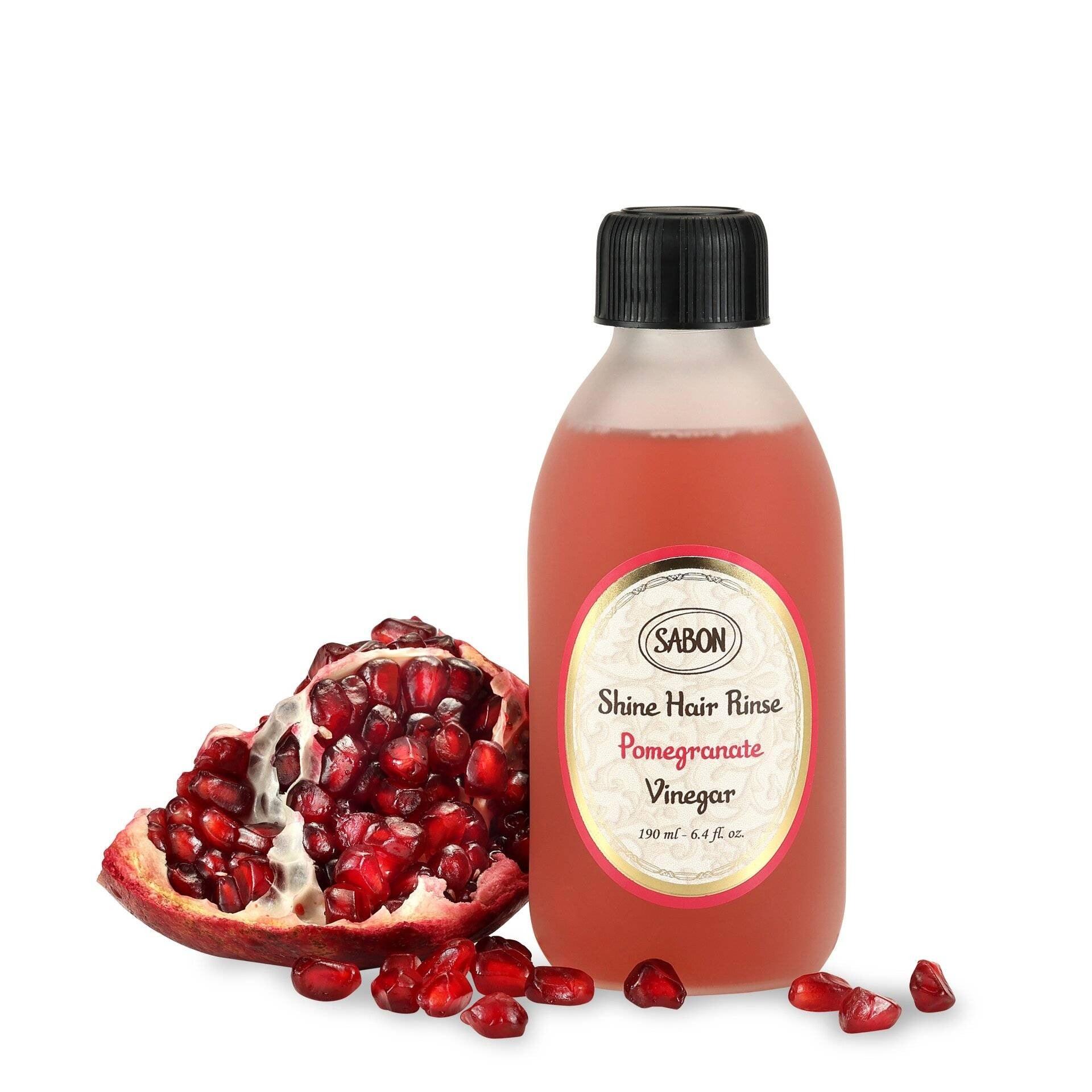 חומץ לשיער רימונים Sabon - Pomegranate Fruity Shine Vinegar Hair Rinse - GLAM42