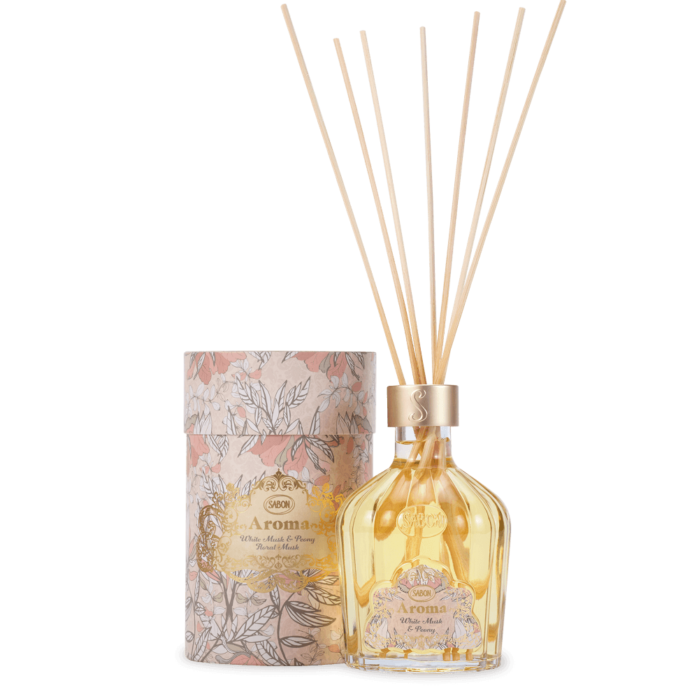 מפיץ ריח מאסק Sabon - White Musk & Peony Aroma - GLAM42