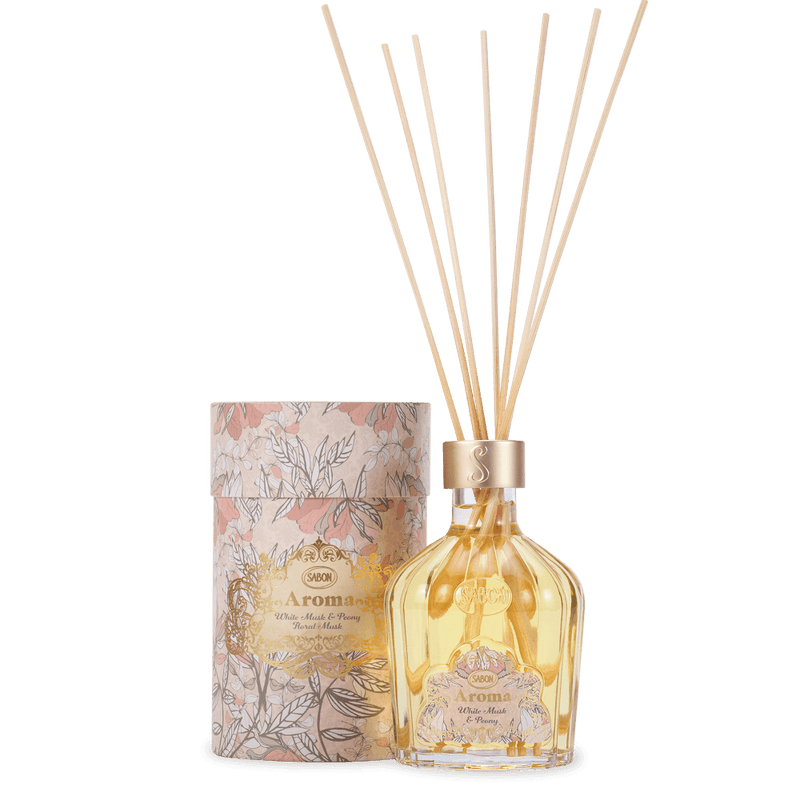 מפיץ ריח מאסק Sabon - White Musk & Peony Aroma - GLAM42