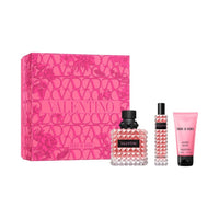 מארז מהודר לאישה – Born In Roma Donna EDP 100 מ"ל + תחליב גוף 50 מ"ל + בושם 15 מ"ל Valentino-GLAM42