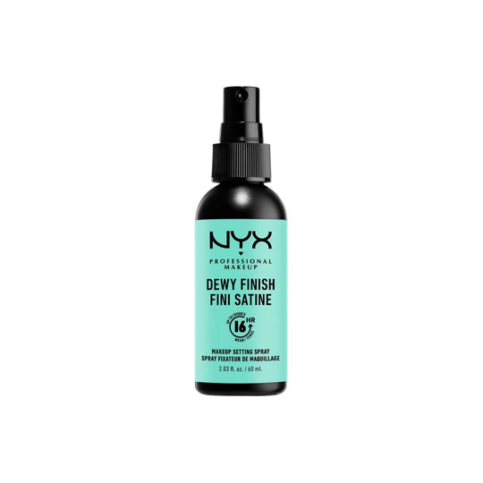 NYX Professional Makeup Make Up Setting Spray Dewy ניקס ספריי לקיבוע איפור עד 16 שעות