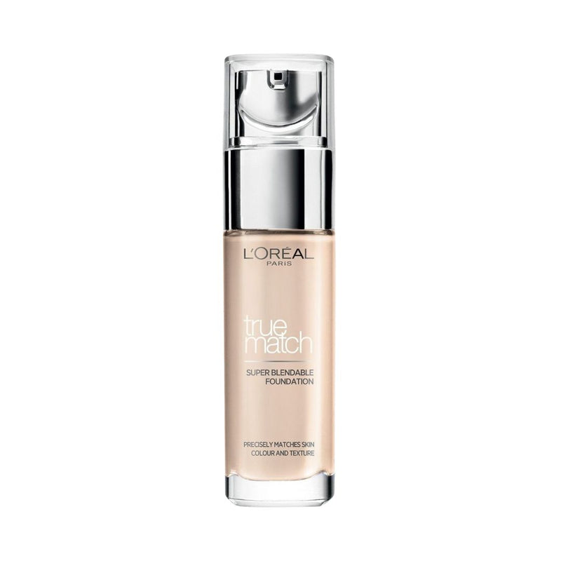 L'Oreal Paris  True Match Foundation  לוריאל מייקאפ נוזלי
