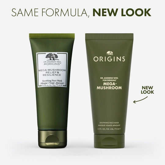 Origins Mega-Mushroom Relief & Resilience Soothing Face Mask אוריג'נס מסכת פנים להרגעת העור