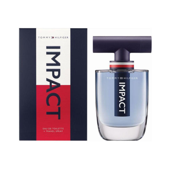 Tommy Hilfiger Impact Edt 100Ml+4ML Travel Spray טומי הילפיגר אימפקט אדט 100 מל-GLAM42