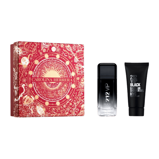 Carolina Herrera VIP Black Set Edp 100ML + Shower Gel 100ML מארז קרולינה הררה לגבר-GLAM42