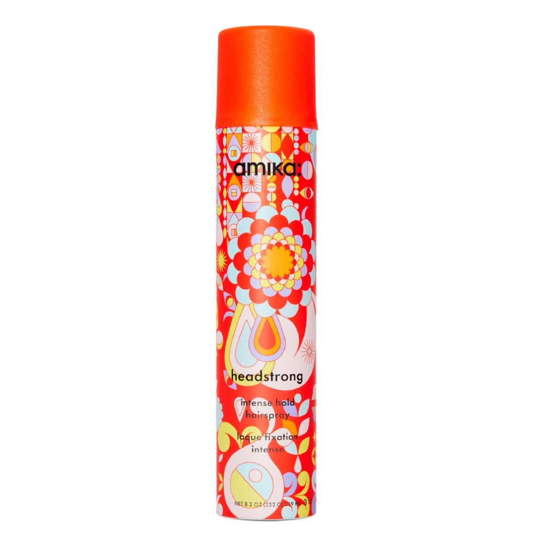 Amika Headstrong Intense Hold Hairspray 269ml אמיקה ספריי הדסטרונג לעיצוב ונעילת התסרוקות