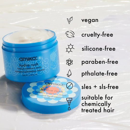 Amika Hydro Rush Intense Moisture Mask 250ml אמיקה מסכת לחות