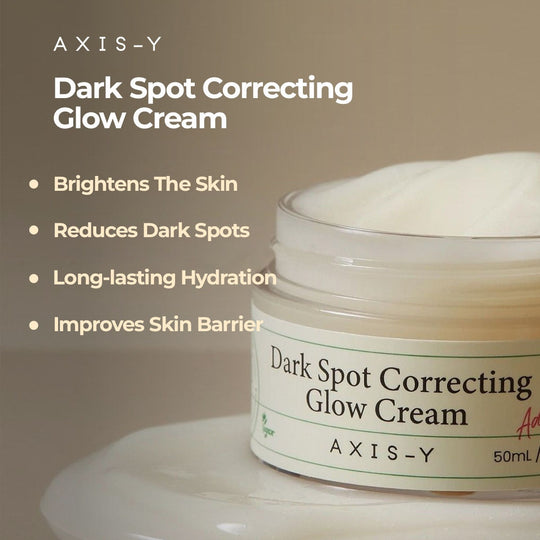 AXIS-Y Dark Spot Correcting Glow Cream אקסיס וואי קרם פנים לעור זוהר לטיפול בכהויות לפגמים