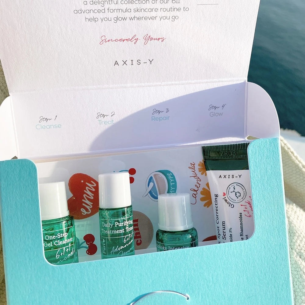 AXIS-Y The Mini Glow Set אקסיס וואי ערכת מיני לעור זוהר