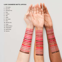 Bobbi Brown Luxe Cashmere Matte Lipstick בובי בראון שפתון יוקרתי רווי בפיגמנט בגימור מאט רך
