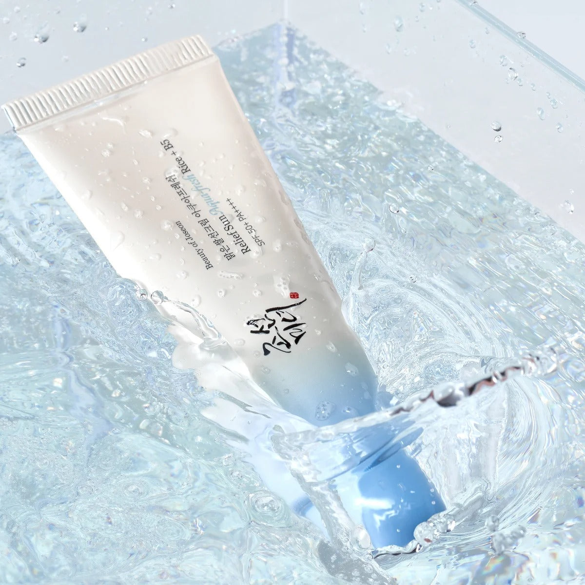 Beauty of Joseon Relief Sun Aqua Fresh Rice & B5 Sunscreen SPF 50 B5 תחליב הגנה לפנים עם תמצית אורז וויטמין