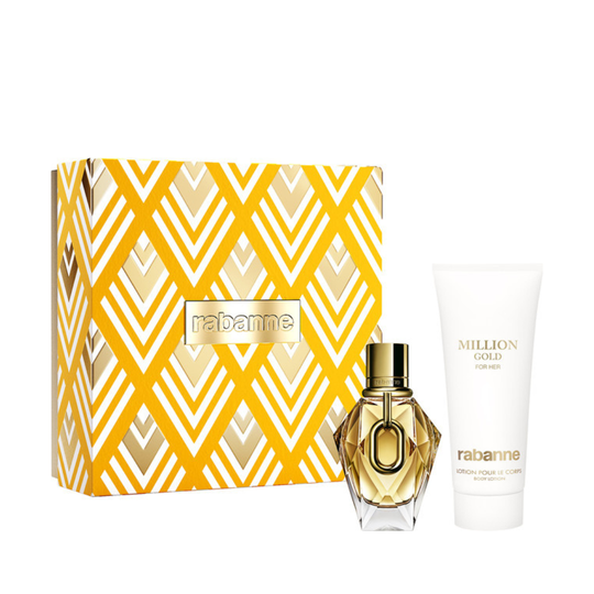 Paco Rabanne Million Gold EDP Set  פאקו רבן מיליון גולד אדפ סט א.ד.פ + תחליב גוף