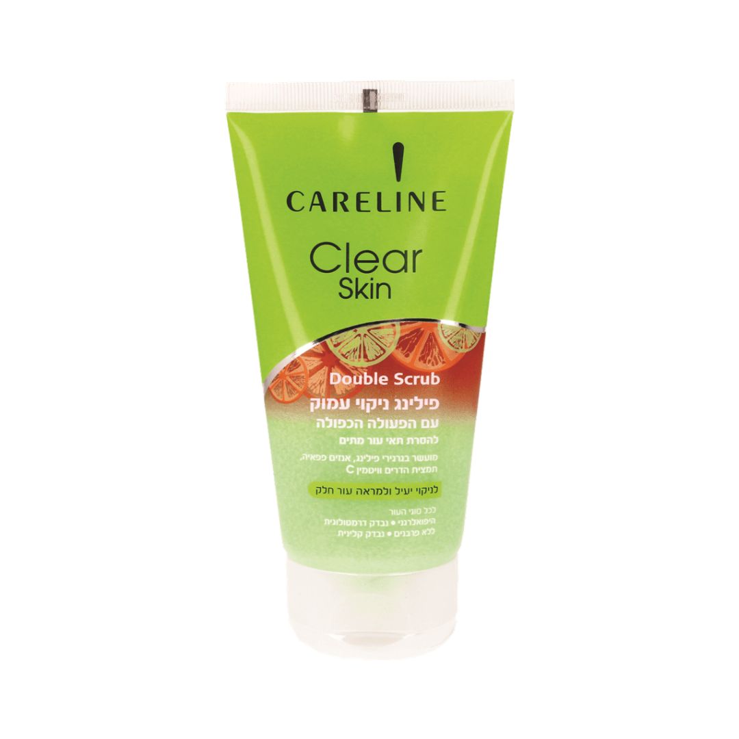 Clear Skin Double Scrub Peeling קרליין פילינג לניקוי עמוק